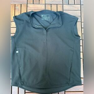 Figs Scrub Set - Figs Black Rafaela Oversized Top & Yola High Waisted Pants